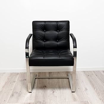 Amazon｜ブルーノチェア キルティングレザー仕様 色ブラック